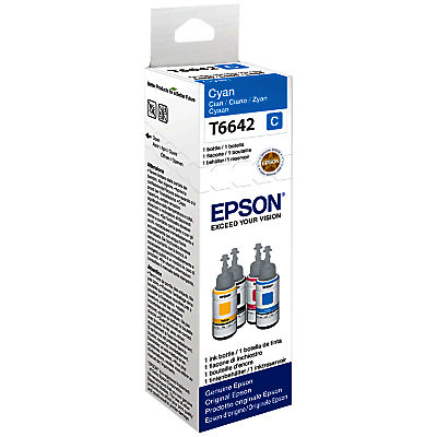 Epson Ecotank C13-T664 Colour Ink Bottles Cyan